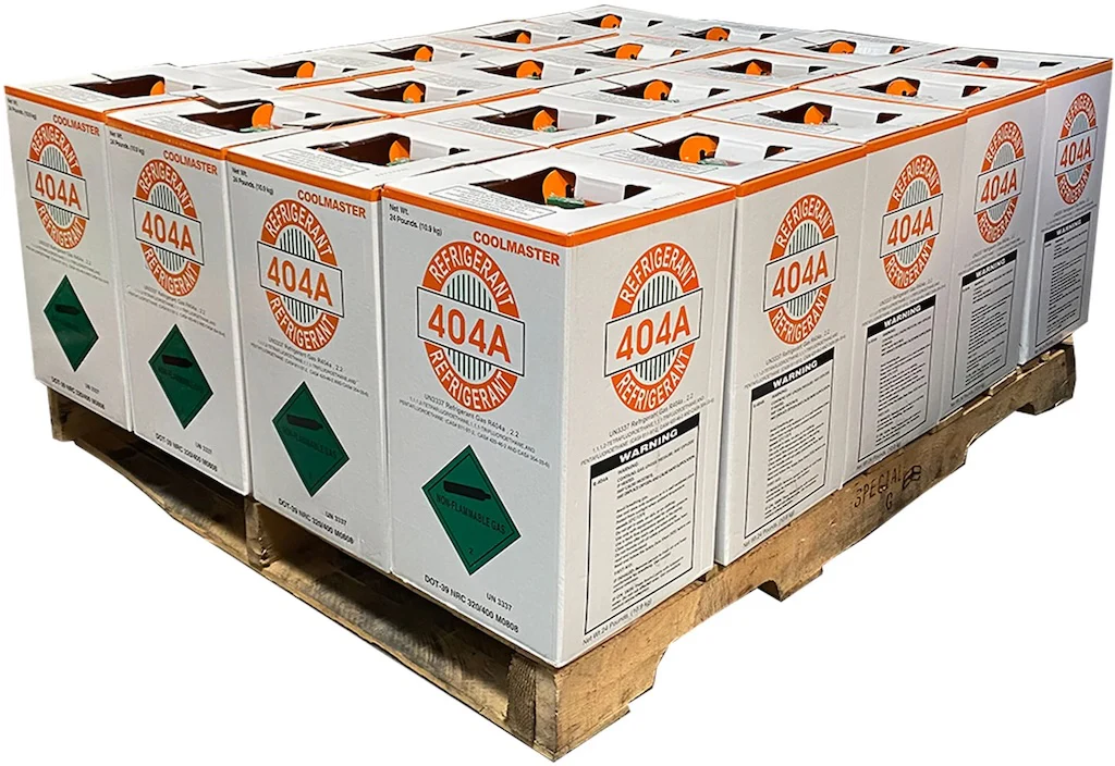 r 404a refrigerants 24lb factory sealed virgin
